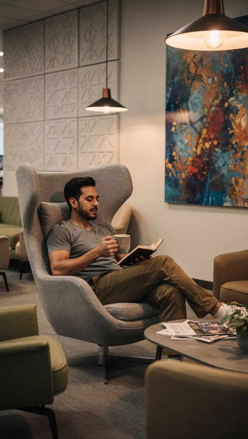 Stylowe miejsce do pracy z roślinami, sprzyjające produktywności.